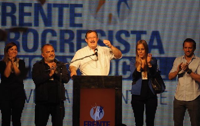 De festejo. Cappiello celebró en el Patio de la Madera junto a sus compañeros de lista. Tres de ellos lo acompañarán: paradójicamente