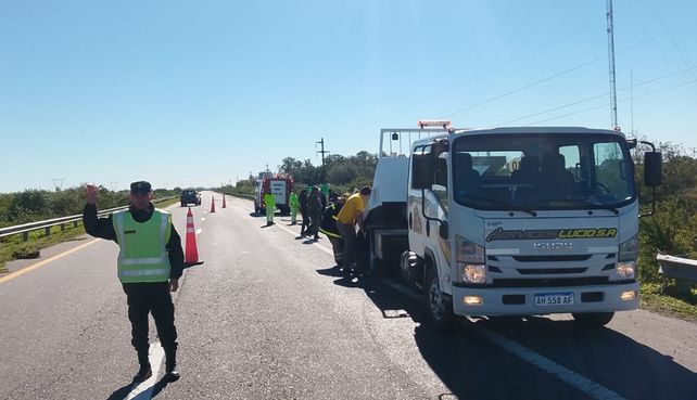 Autovía 14: colisión entre dos autos dejó varios heridos