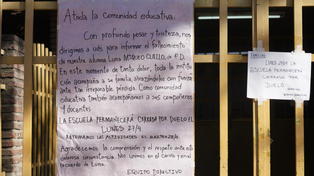 Este lunes la escuela Islas Malvinas suspendió su actividad debido al fallecimiento de Luna