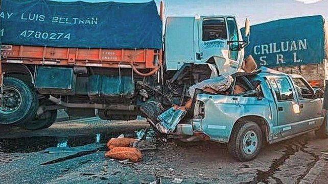 El accidente fue sobre el puente Rosario-Victoria.