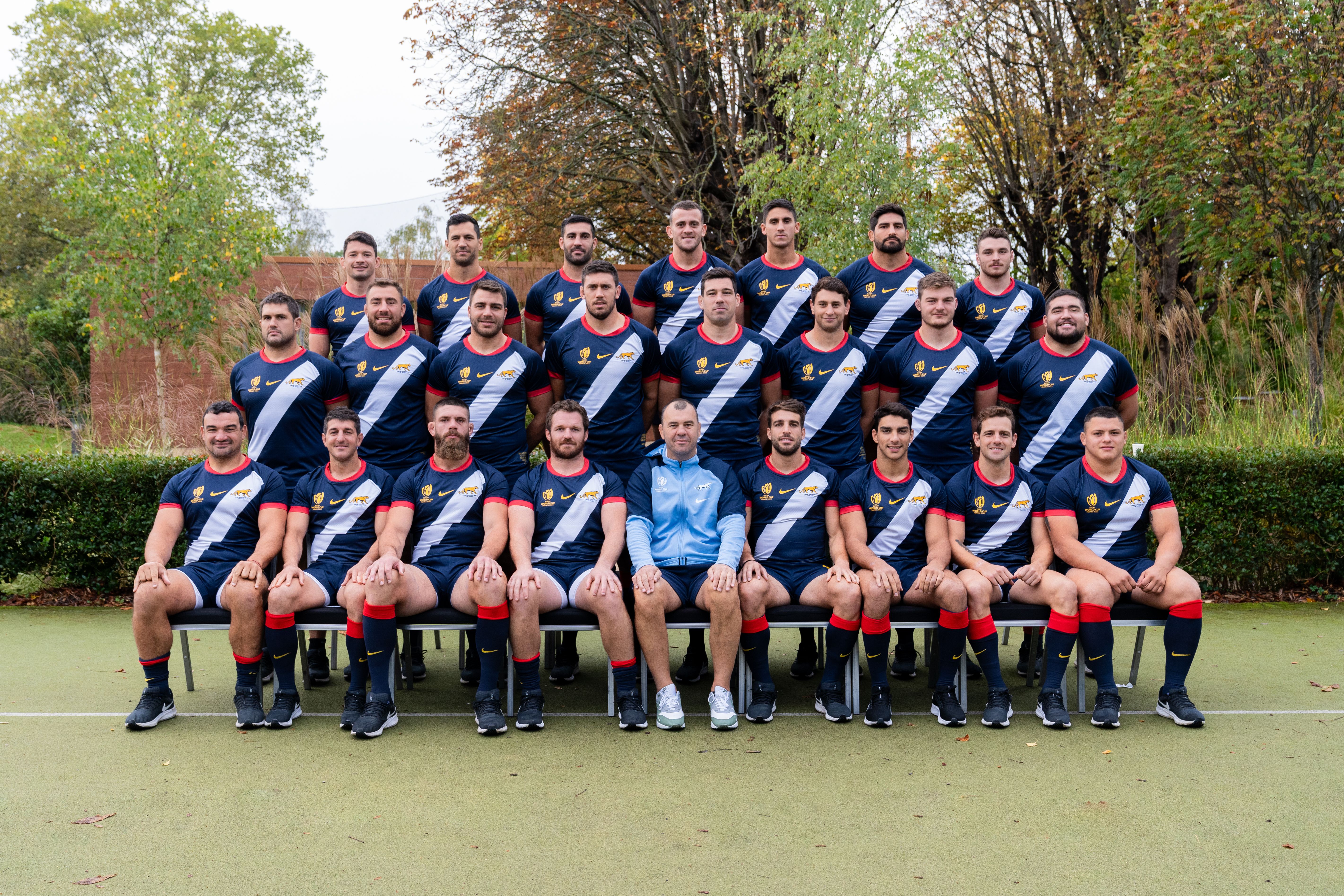 Los Granaderos de Cheika. El plantel de los 23 jugadores que jugarán ante Inglaterra por el tercer puesto de la Copa del Mundo Francia 2023.