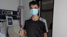 Branco Tuti Jáuregui tiene 21 años, recibió un corazón nuevo en febrero y ya fue dado de alta. Branco Tuti Jáuregui tiene 21 años, recibió un corazón nuevo en febrero y ya fue dado de alta.