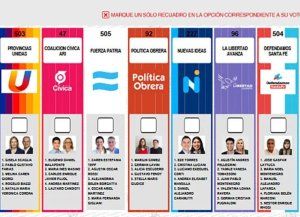 Elecciones nacionales en Santa Fe: todo lo que tenés que saber sobre la boleta única papel para octubre