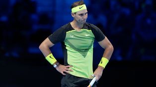 Rafa Nadal perdió frente al canadiense Felix Auger-Aliassime por 6/3 y 6/4.
