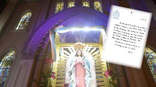 El Papa alienta a los santafesinos a poner todo en manos de la Virgen
