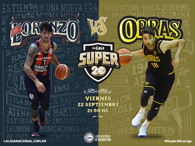 San Lorenzo estrena su bicampeonato ante Obras