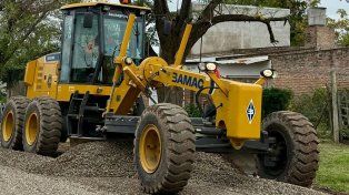 Se continúa desarrollando el Plan Intensivo de Mejorado Pétreo en Santo Tomé