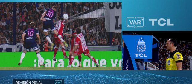 Unión, otra vez sufrió la intervención polémica del VAR