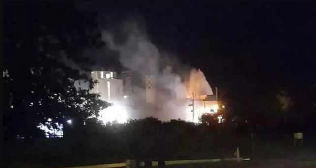 Los estallidos ocurrieron en plena noche.