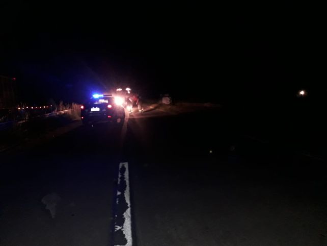Violento vuelco en la avenida de circunvalación oeste