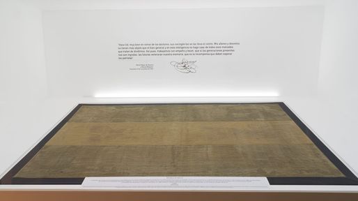 Piden trasladar a Rosario una de las banderas de Macha para exhibirla en el Monumento