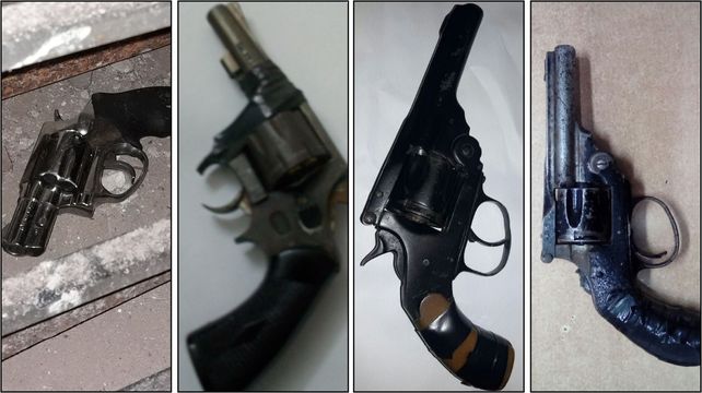 Armado hasta los dientes: cayó preso con cuatro revólveres en su cintura y una réplica