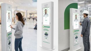 Llegan a Rosario las estaciones médicas para consultas por videollamada en espacios públicos