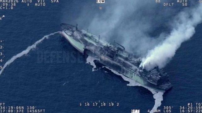 Estados Unidos hundió un buque iraní. El incidente bélico se produjo en aguas internacionales