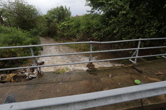 El puente donde se accidentó Fiorella Furlán