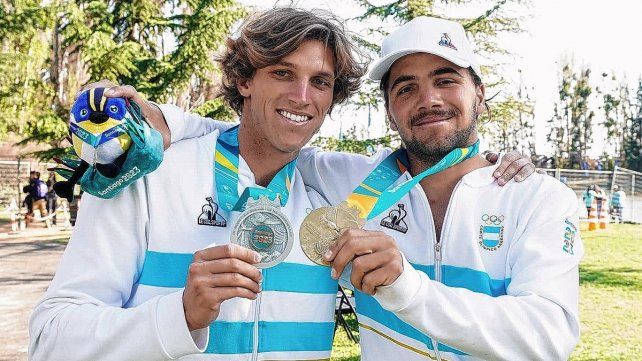 Las dos medallas de oro que tiene Argentina en Santiago 2023 fueron aportadas por el esquí acuático.
