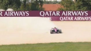Video: así fue el despiste con el que Colapinto arruina el GP de Italia