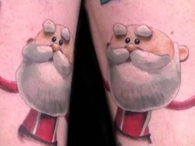 Zoncera navideña: una galería de tatuados con motivos navideños