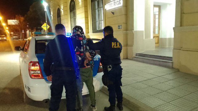 Detuvieron a un joven por el robo de una moto en La Paz.