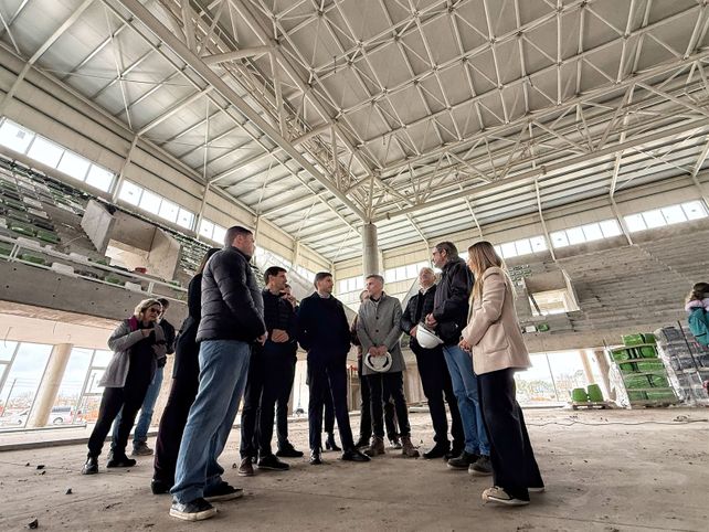 Juegos Suramericanos: Pullaro recorrió las obras en Rafaela y aseguró que la mayoría supera el 90% de avance