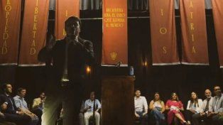 En un acto libertario se presentó el brazo armado de La Libertad Avanza