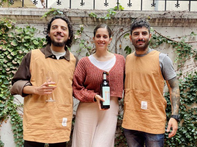 Dante Ausili, Sol Ivancich de Bodega Araujo y Sebastián Sappa