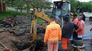 Paraná: el servicio de agua potable se restablece durante la mañana
