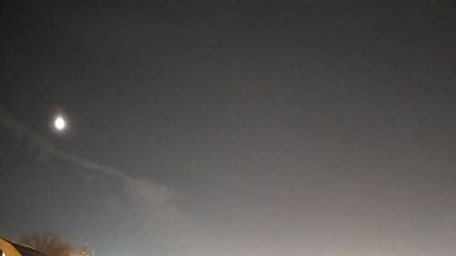 Un bólido iluminó la noche santafesina