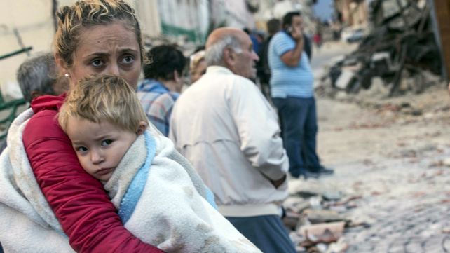 Las estremecedoras imágenes del sismo que sacudió a Italia