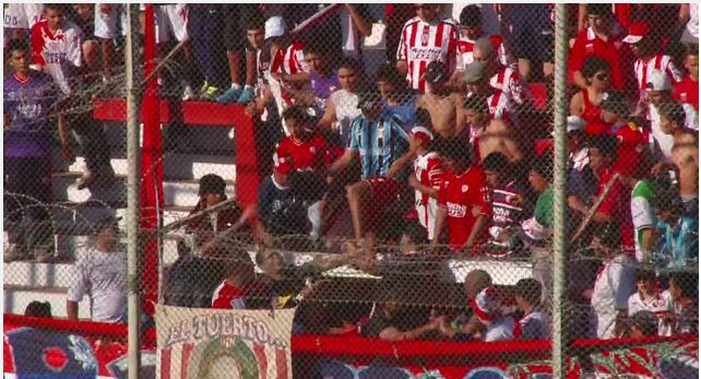 Difunden un video con los incidentes entre barras de Unión el domingo