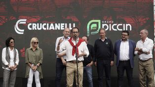 Gustavo Crucianelli presentó el acuerdo con el grupo Piccin durante la primera jornada de Agroactiva.