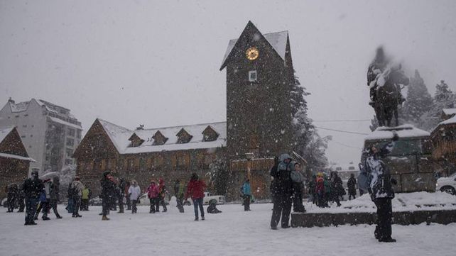 Intensas nevadas en los principales destinos turísticos de la Patagonia