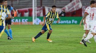 Atento Central. El volante Kevin Ortiz está en la mira de Atlético Tucumán.