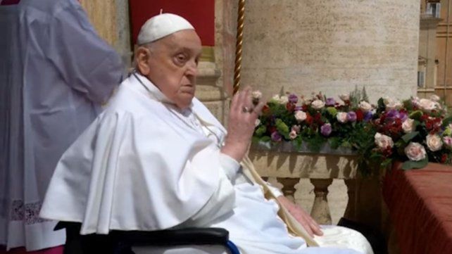 Una de las últimas imágenes del papa Francisco con vida.