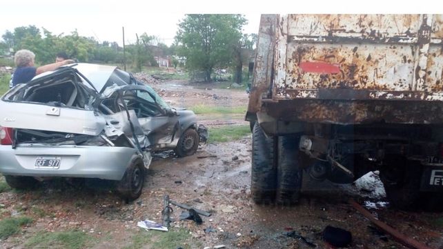 Un espejo de agua provocó un accidente fatal en ruta nacional 18