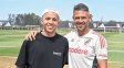 Demichelis recibió a Enzo Fernández en la práctica de River