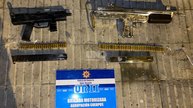 Las dos armas secuestradas