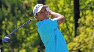 El golfista del Jockey Club de Santa Fe se lució en el Rosario Golf Club.