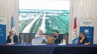 El gobernador Omar Perotti encabezó el acto de apertura, en la localidad de Matilde.