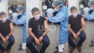 Jatón se vacunó y dijo que la situación en la ciudad es verdaderamente crítica