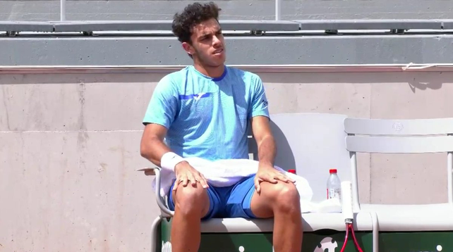 Francisco Cerúndolo, eliminado de Roland Garros