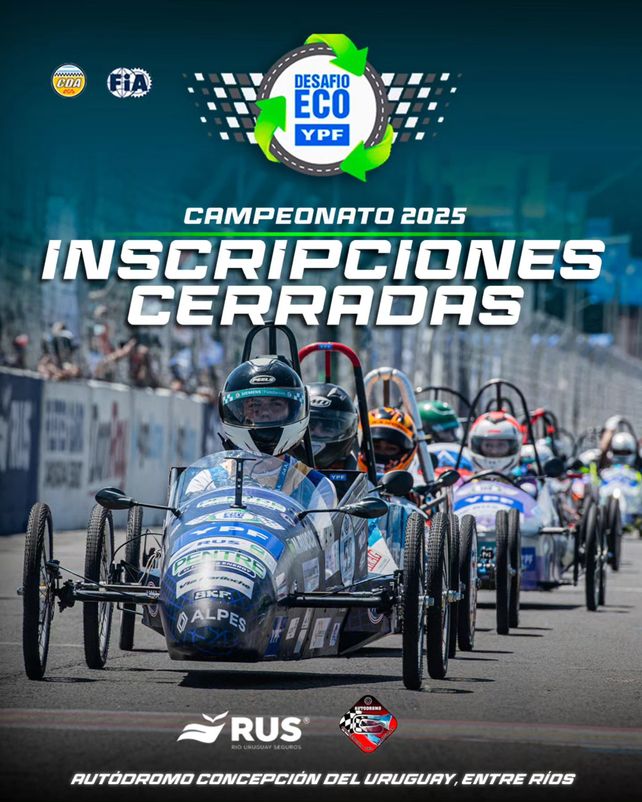 En noviembre 120 autos preparados por escuelas técnicas de todo el país competirán en el Desafío Eco YPF en el autódromo de Concepción del Uruguay&nbsp;