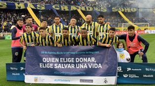 Arriba: Jorge Broun, Lautaro Giaccone, Octavio Bianchi, Damián Martínez, Carlos Quintana y Facundo Mallo. Abajo: Ignacio Malcorra, Alan Rodríguez,&nbsp;Agustín Toledo, Jaminton Campaz y Tomás O Connor.