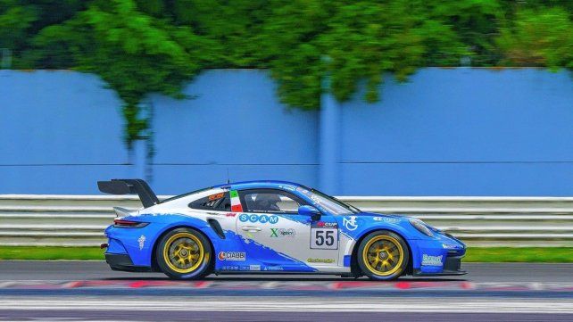 Matías Russo corre en el mítico circuito de Misano