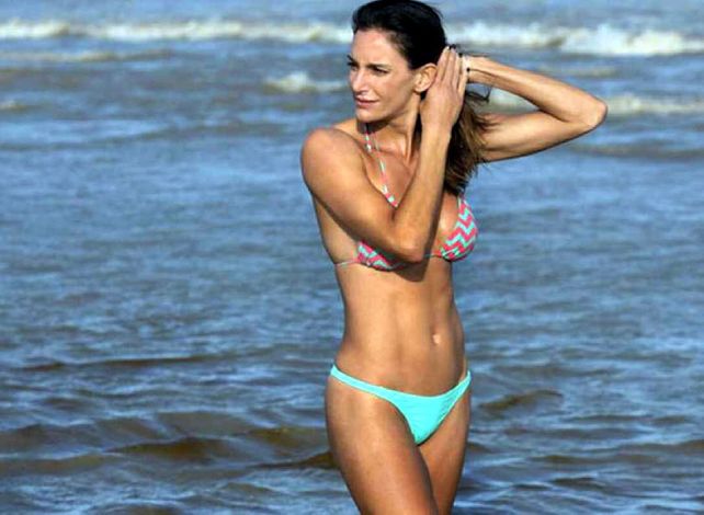 Luciana Aymar, sexy hasta recién levantada