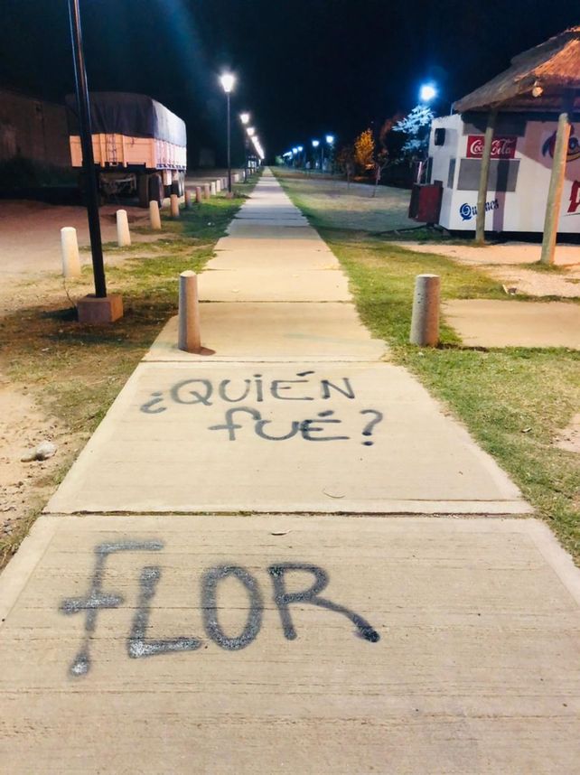La ciudad de San Jorge amaneció con pintadas reclamando justicia