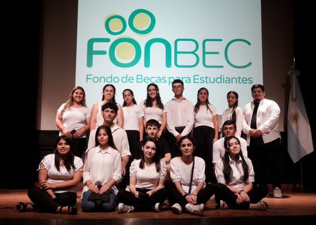 Este año Fonbec celebró el esfuerzo de sus becarios con un acto en la Bolsa de Comercio de Rosario.