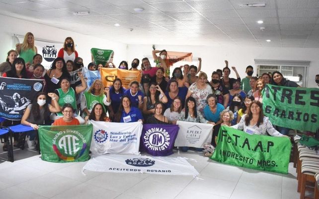 El III Encuentro de Feminismo Sindical se realizó en Rosario y participaron mujeres de todo el país.