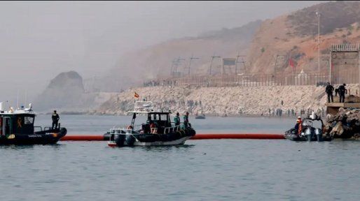 Ceuta: España instaló una barrera en el mar para impedir nuevos cruces desde Marruecos