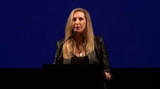 Karina Milei en Parque Lezama: Javier nos necesita hoy más que nunca